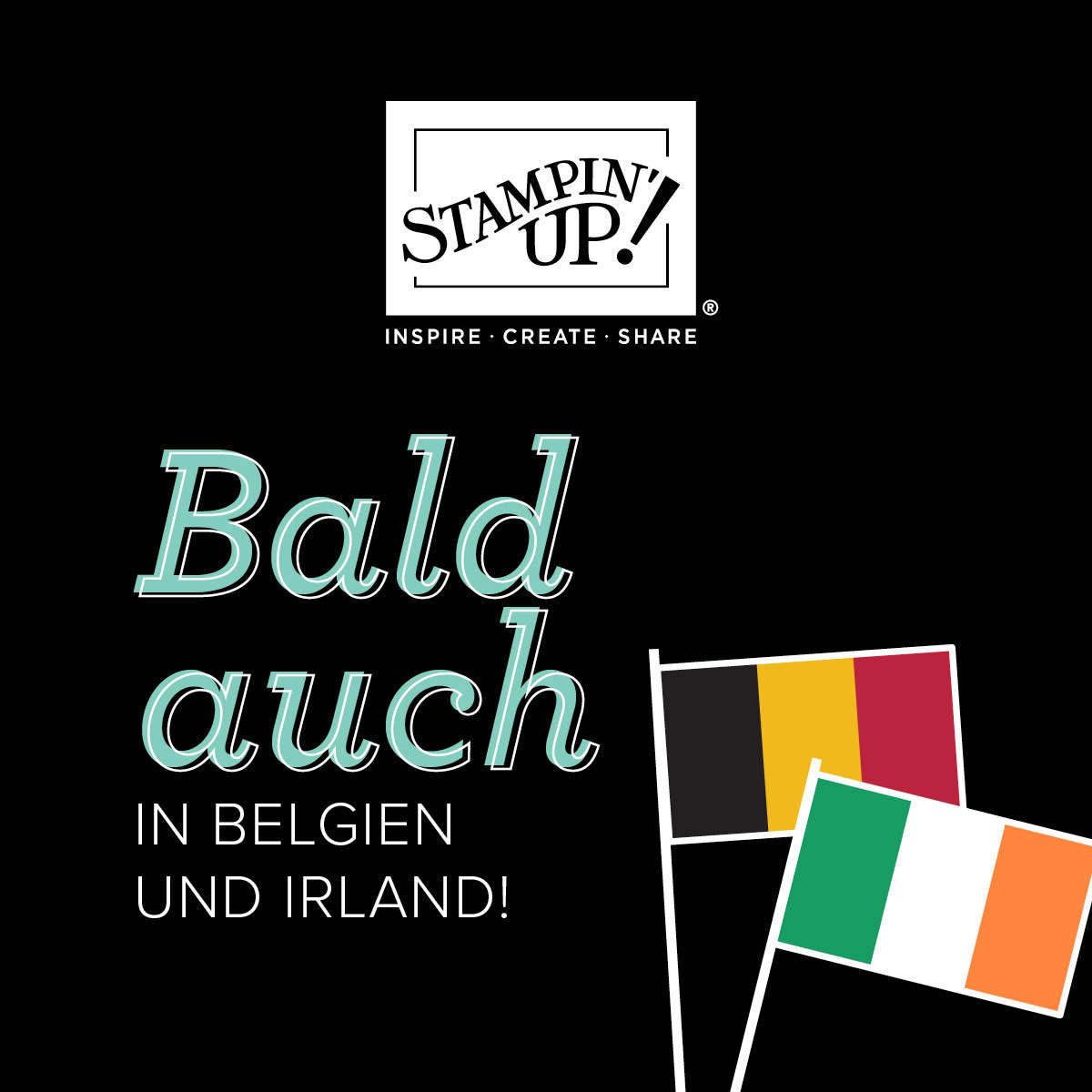 Stampin' Up! auch in Belgien und Irland