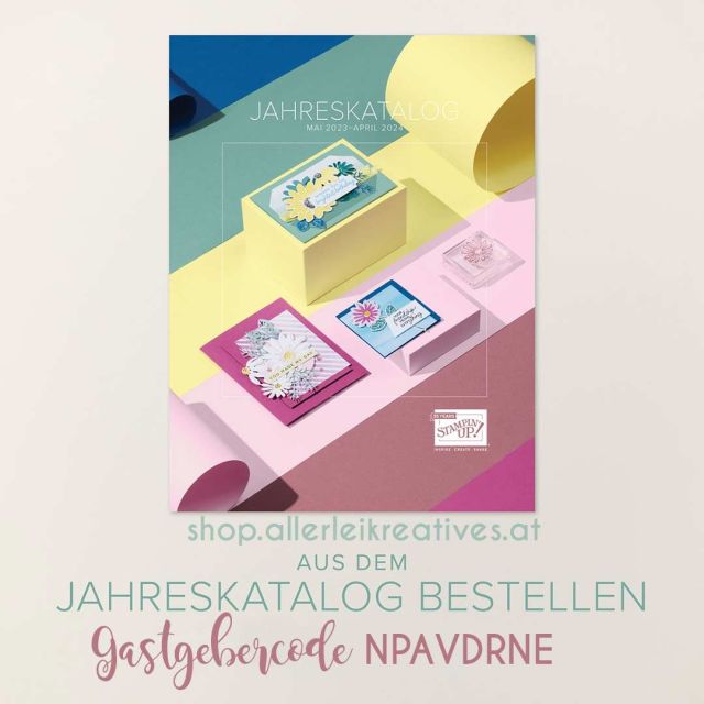 Heute startet der neue Stampin' Up! Jahreskatalog 2023 und hält viele tolle neue Produkte sowie ein Update des Farbsortiments für uns bereit... 🎉🎉
.
😍 Entdeckt die neuen Produkte und lasst euch inspirieren!
.
👉🏻 Fragen beantworte ich gerne – schickt mir einfach eine persönliche Nachricht.
.
👉🏻 Auf meinem Blog findet ihr den Katalog im PDF Format oder entdeckt die neuen Produkte direkt im Shop.
.
alles Liebe
Eva
.
.
#stampinupjahreskatalog20232024  #entdeckedeinekreativität #stempeln #kreativmitstempelundtinte #stampinupwien #stampinupösterreich #stampinupdemo #stampinupbestellen #papierliebe 
.
.
.
.
📦 Bestellungen von Stampin' Up! Produkten könnt ihr direkt über shop.allerleikreatives.at (ggf. mit dem aktuellen Gastgeberinnencode) oder über mich persönlich aufgeben..
